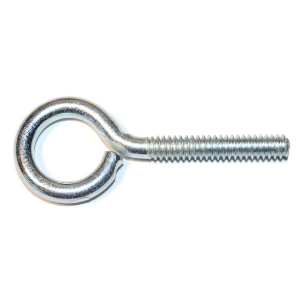 Midwest Fastener Eye Bolt 3/16"-34, 24 in Shank, Steel, Zinc Plated, 25 PK 51699 - main